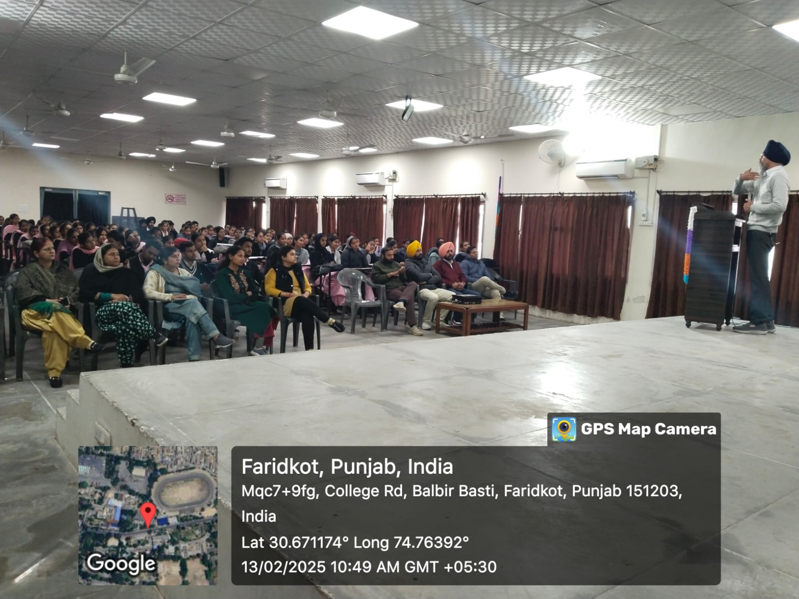 Seminar organized under the topic ‘Importance of Ethics ’at Government College of Education, Faridkot.
