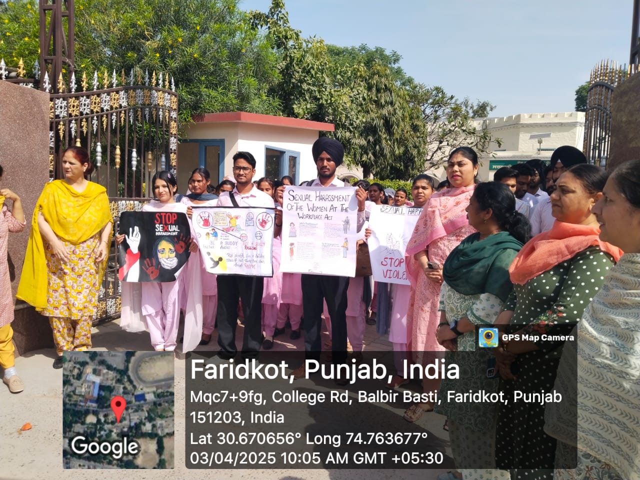 "An awareness rally against AIDS and drug abuse was held at Government College of Education, Faridkot."
